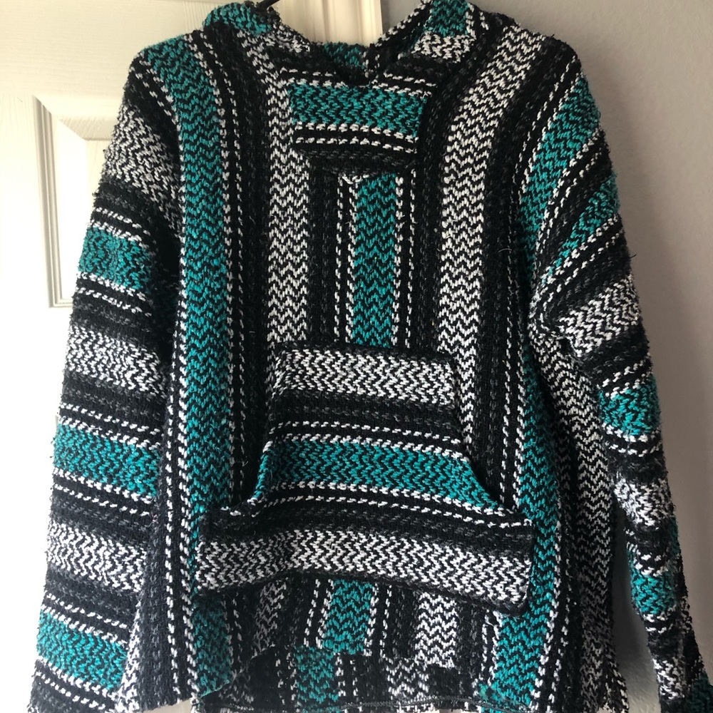 Woven hoodie